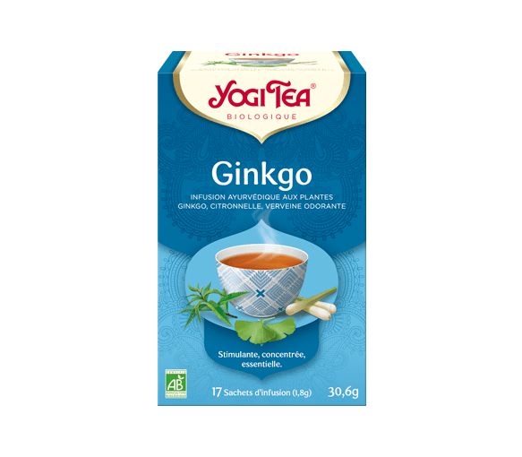 Ginkgo bio Yogi Tea - Box mit 17 Beuteln - image 1
