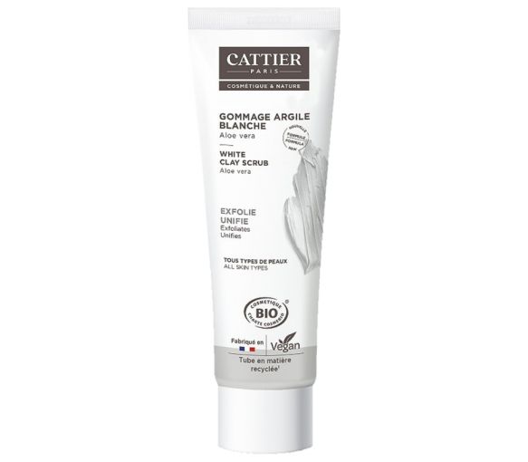 Bio Cattier weißer Tonpeeling - Tube mit 100 ml