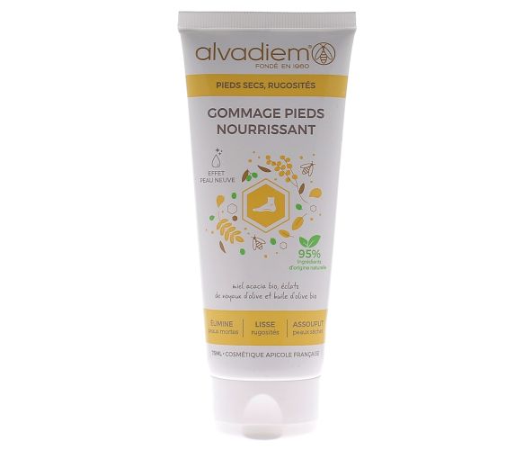 Nährendes Fußpeeling Alvadiem - 75 ml Tube