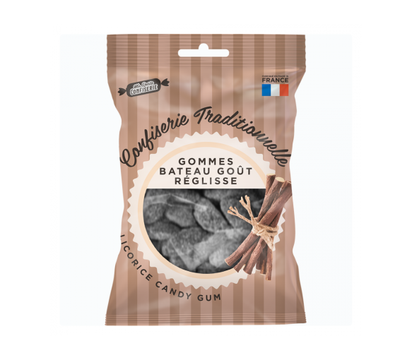 Bootsgummis Lakritzgeschmack Meine kleine Süßigkeit - 100 g Beutel