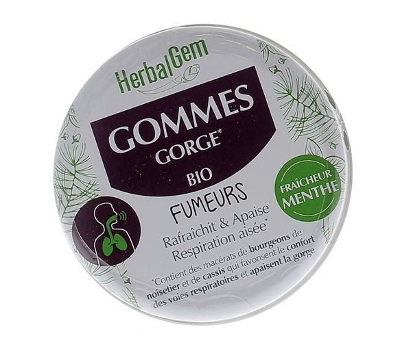 Bio-Halsbonbons für Raucher HerbalGem - 45g Dose