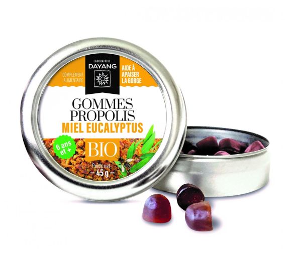 Propolis-Honig-Eukalyptus-Bonbons bio Dayang - Packung mit 45 Bonbons - image 1