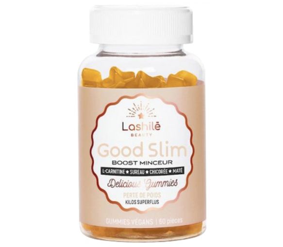 Good Slim boost Gewichtsreduktion Lashilé Beauty - Box mit 60 veganen Gummies