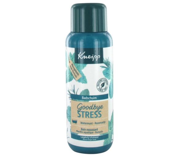 Goodbye Stress Schaumbad mit Wasserminze und Rosmarin Kneipp - Flasche mit 400 ml