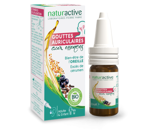 Ohrentropfen mit Naturactive-Ölen - Flasche mit 10 ml