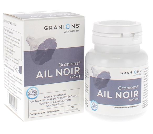 Granions Schwarzer Knoblauch 500 mg - Packung mit 60 Tabletten