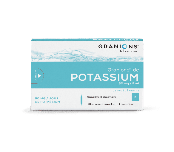 Granions von Kalium - Packung mit 30 Ampullen