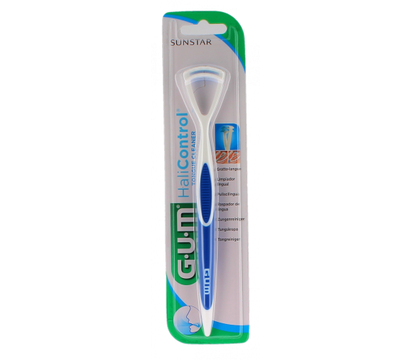 HaliControl Zungenreiniger mit doppelter Wirkung GUM - 1 Zungenreiniger - image 1