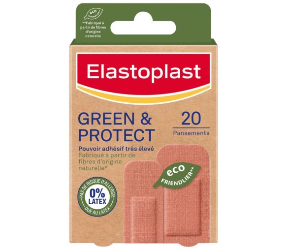 Green & protect Pflaster Elastoplast - Schachtel mit 20 Pflastern - image 1