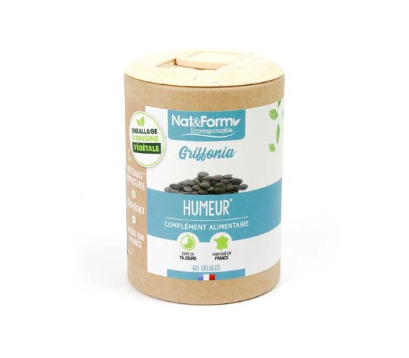 Griffonia Ecoresponsable Nat&Form - Schachtel mit 60 Kapseln - image 1