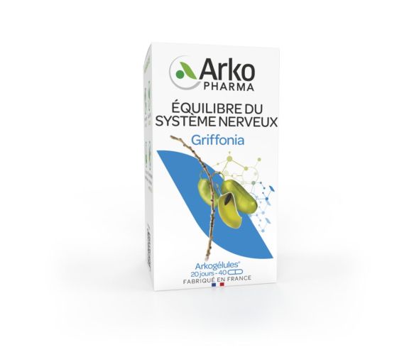 Griffonia Gleichgewicht des Nervensystems Arkopharma - Dose mit 40 Kapseln - image 1