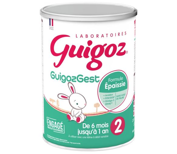 Guigoz Gest Formel angereicherte Milch 2. Alter - Glas von 780 g