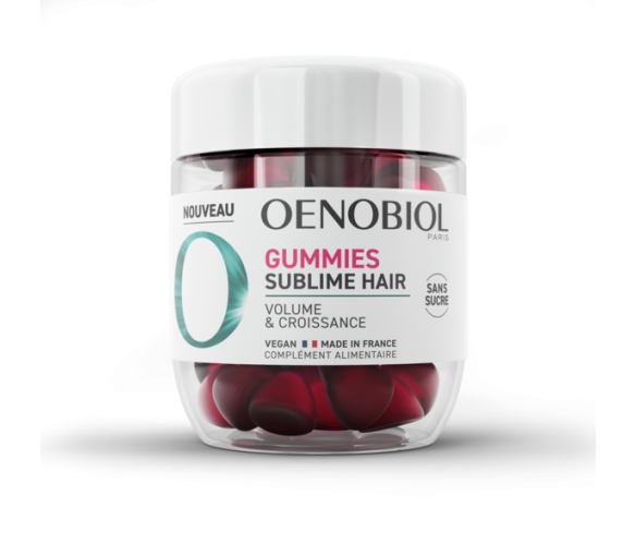 Gummies Sublime Hair Haarvolumen & Wachstum Oenobiol - Dose mit 60 Gummies - image 1