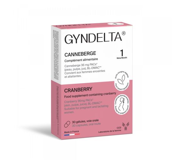 Gyndelta Cranberry - Dose von 30 Kapseln