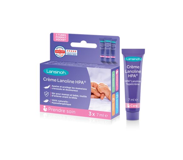 HPA Lanolin-Creme Lansinoh - Box mit 3 Tuben zu je 7 ml