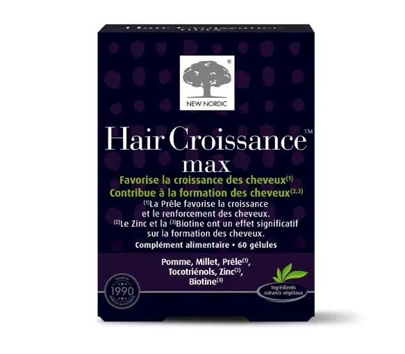 Hair Wachstum max New Nordic - Packung mit 60 Kapseln - image 1