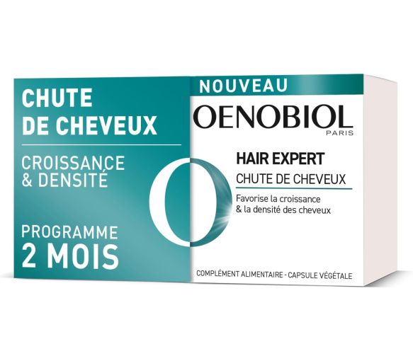 Hair Expert Haarausfall Oenobiol - 2er-Pack mit 60 Kapseln - image 1