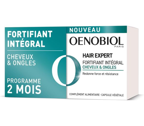 Haarexperte Gesamthaar- und Nagelstärkung Oenobiol - 2er-Pack mit 60 Tabletten - image 1
