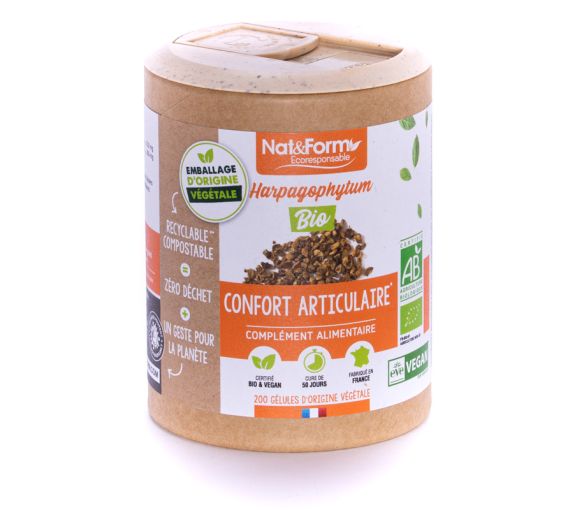 Harpagophytum Bio Ecoresponsable Nat&Form - Dose von 200 Kapseln - image 1