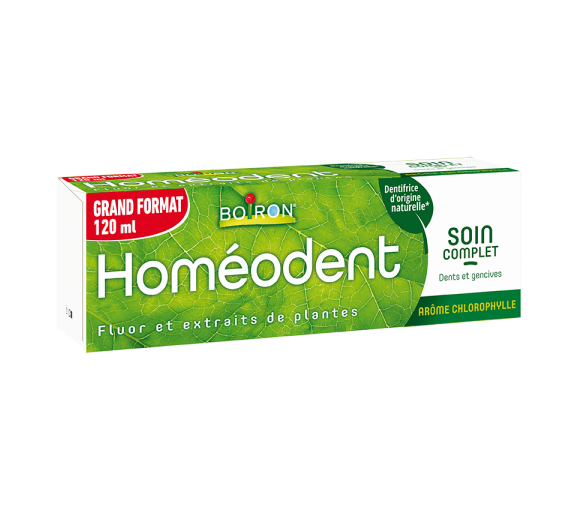 Homéodent vollständige Pflege für Zähne und Zahnfleisch Geschmack Chlorophyll Boiron - Tube mit 120 ml