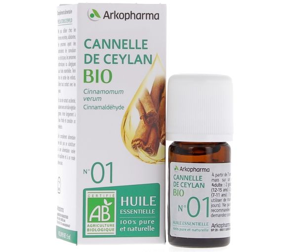 Bio Zimtöl Ceylon Nr. 01 Arkopharma - 5 ml Flasche