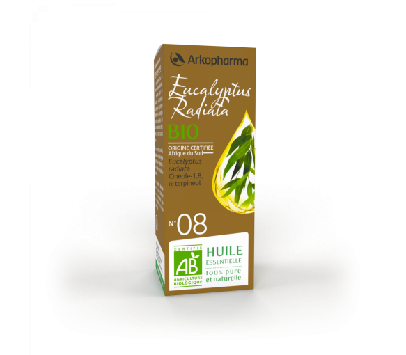 Ätherisches Öl Eukalyptus Radiata bio Nr. 08 Arkopharma - Flasche mit 10 ml
