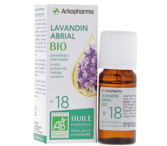 Ätherisches Öl Lavandin Abrial Bio Nr. 18 Arkopharma - Flasche mit 10 ml