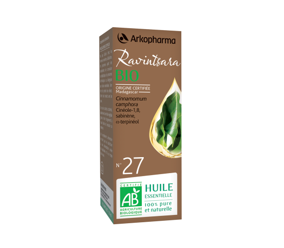 Ätherisches Öl Ravintsara bio Nr. 27 Arkopharma - Flasche mit 5 ml
