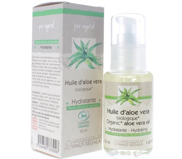 Bio Aloe Vera Öl Feuchtigkeitsspendend Laboratoire Haut-Ségala - Flasche mit 50 ml