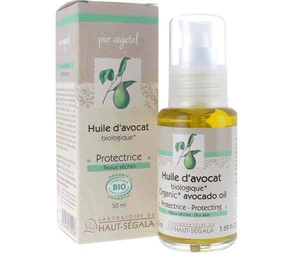 Bio-Avocadoöl Schutz Haut-Ségala Labor - 50 ml Flasche