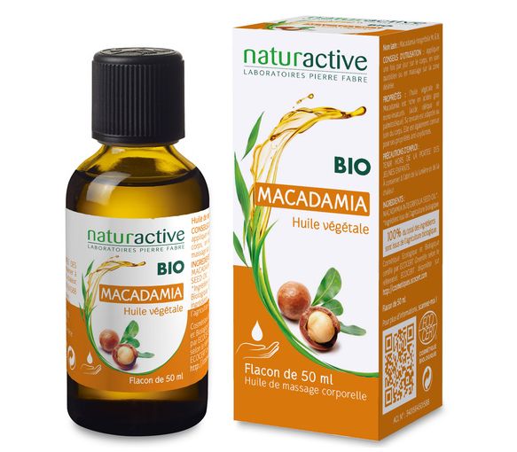 Bio-Macadamia-Öl Naturactive - Flasche mit 50 ml
