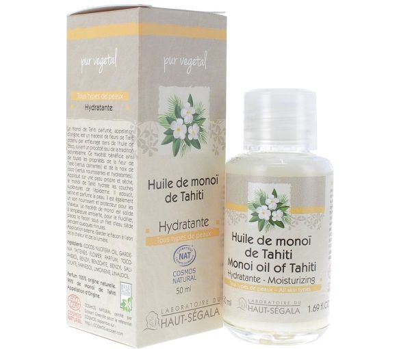 Bio-Hydratisierendes Monoï-Öl aus Tahiti Laboratoire Haut-Ségala - Flasche mit 50 ml