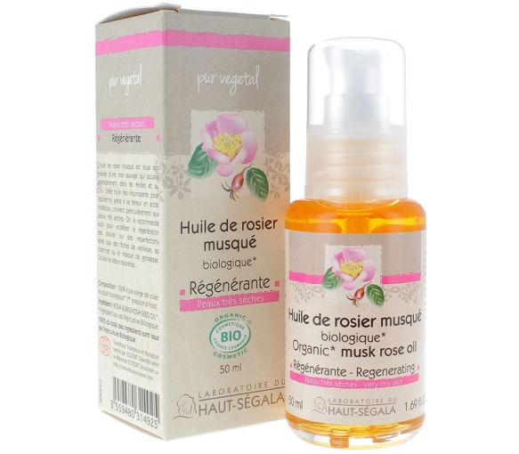 Bio regenerierendes Hagebuttenöl Laboratoire Haut-Ségala - Flasche mit 50 ml