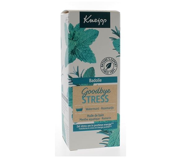 Badeöl Goodbye Stress Wasserminze Rosmarin Kneipp - Flasche mit 100 ml