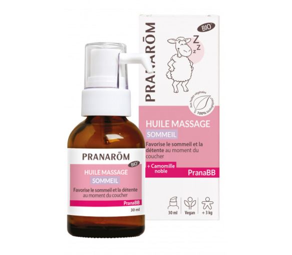 Bio PranaBB Pranarôm Schlafmassageöl - Pumpflasche mit 30 ml