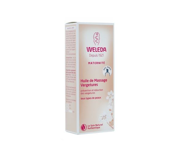 Weleda Massageöl gegen Dehnungsstreifen - Pumpflasche 100 ml - image 1