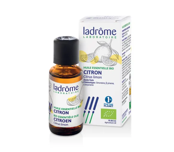 Ätherisches Bio-Zitronenöl Ladrôme - Flasche mit 30 ml - image 1