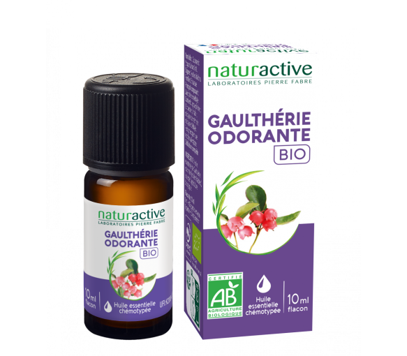 Ätherisches Öl von duftendem Wintergrün bio Naturactive - Flasche mit 10 ml