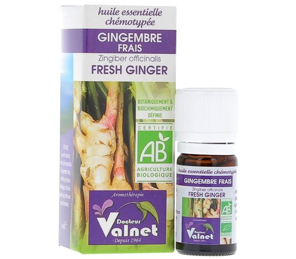 Ätherisches Öl Frischer Bio Ingwer Dr. Valnet - Flasche mit 5 ml