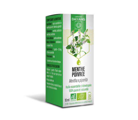Bio Pfefferminzöl Dayang - 10ml Flasche