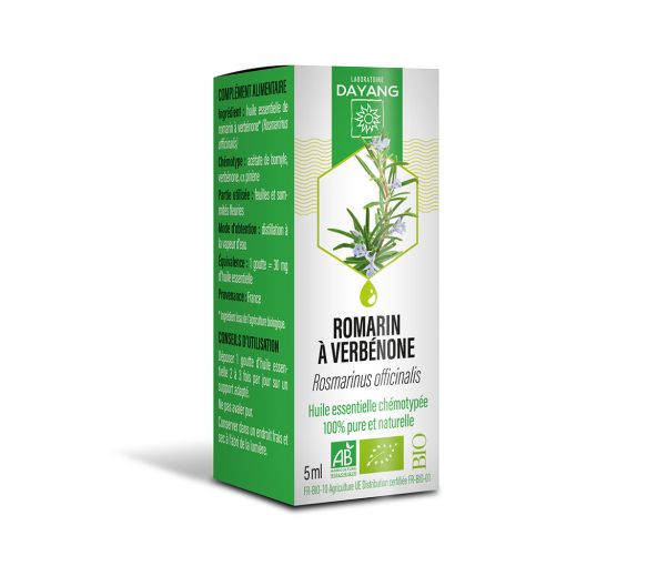 Bio Rosmarinöl mit Verbenon Dayang - 5ml Flasche