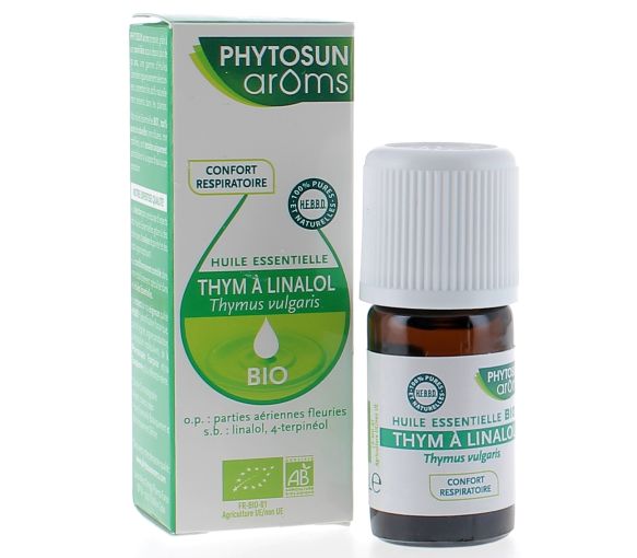 Bio-Thymianöl mit Linalool Phytosun Arôms - Flasche mit 5 ml