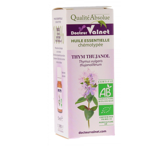 Ätherisches Öl Thymian Thujanol Bio Dr. Valnet - Flasche mit 5 ml - image 1