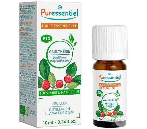 Bio ätherisches Öl Wintergrün Puressentiel - Flasche mit 10 ml - image 1
