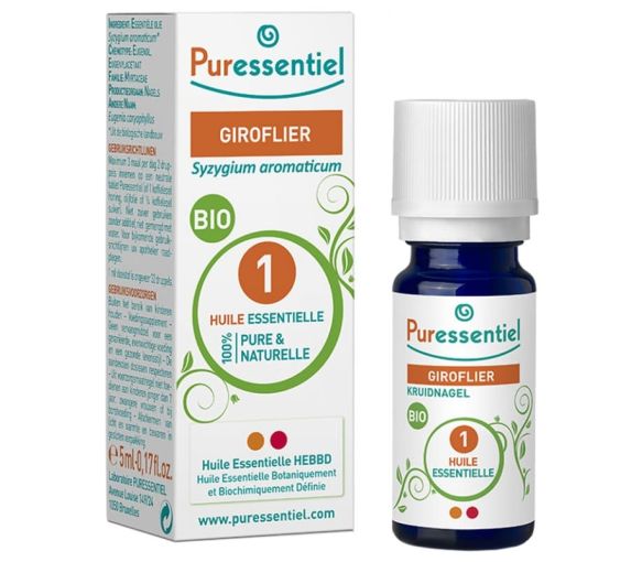 Bio ätherisches Öl Gewürznelke Puressentiel - Flasche mit 5 ml