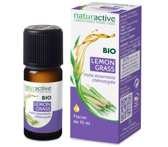 Bio ätherisches Öl Zitronengras Naturactive - Flasche mit 10 ml