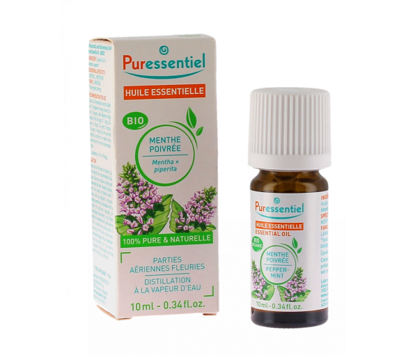 Bio ätherisches Öl Pfefferminze Puressentiel - Flasche mit 10 ml - image 1