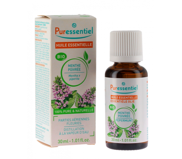 Bio ätherisches Öl Pfefferminze Puressentiel - Flasche mit 30 ml