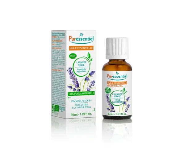 Bio ätherisches Öl echter Lavendel Puressentiel - Flasche mit 30 ml - image 1