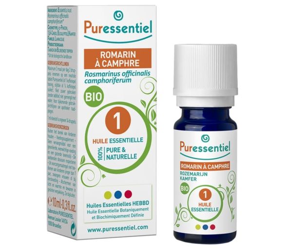 Bio-Kampfer-Rosmarin ätherisches Öl Puressentiel - Flasche mit 10 ml